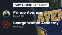 Recap: Prince Avenue  vs. George Walton Academy  2019