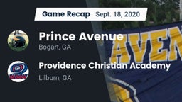 Recap: Prince Avenue  vs. Providence Christian Academy  2020