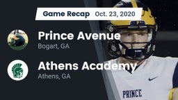 Recap: Prince Avenue  vs. Athens Academy 2020