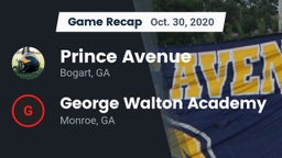 Recap: Prince Avenue  vs. George Walton Academy  2020