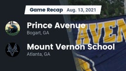 Recap: Prince Avenue  vs. Mount Vernon School 2021