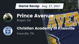 Recap: Prince Avenue  vs. Christian Academy of Knoxville 2021