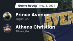 Recap: Prince Avenue  vs. Athens Christian  2021