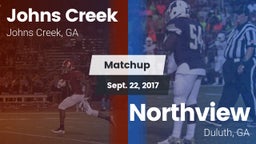 Matchup: Johns Creek High vs. Northview  2017