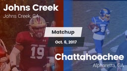 Matchup: Johns Creek High vs. Chattahoochee  2017