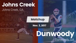 Matchup: Johns Creek High vs. Dunwoody  2017