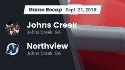 Recap: Johns Creek  vs. Northview  2018