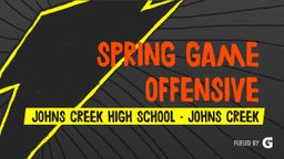 Highlight of Spring Game Offensive Highlights
