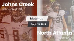 Matchup: Johns Creek High vs. North Atlanta  2019