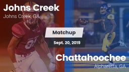 Matchup: Johns Creek High vs. Chattahoochee  2019