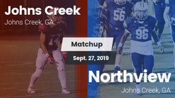 Matchup: Johns Creek High vs. Northview  2019
