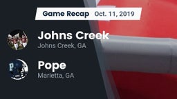 Recap: Johns Creek  vs. Pope  2019