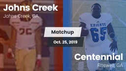 Matchup: Johns Creek High vs. Centennial  2019