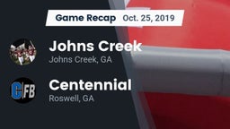 Recap: Johns Creek  vs. Centennial  2019