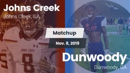 Matchup: Johns Creek High vs. Dunwoody  2019