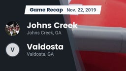 Recap: Johns Creek  vs. Valdosta  2019