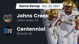 Recap: Johns Creek  vs. Centennial  2021