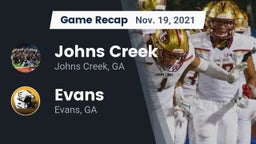 Recap: Johns Creek  vs. Evans  2021