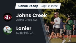 Recap: Johns Creek  vs. Lanier  2022