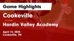 Cookeville  vs Hardin Valley Academy Game Highlights - April 14, 2024