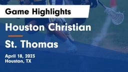 Houston Christian  vs St. Thomas Game Highlights - April 18, 2023