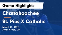 Chattahoochee  vs St. Pius X Catholic  Game Highlights - March 23, 2022