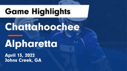 Chattahoochee  vs Alpharetta Game Highlights - April 13, 2022
