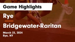 Rye  vs Bridgewater-Raritan  Game Highlights - March 23, 2024