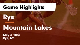 Rye  vs Mountain Lakes  Game Highlights - May 4, 2024
