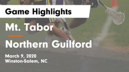 Mt. Tabor  vs Northern Guilford  Game Highlights - March 9, 2020
