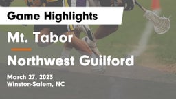 Mt. Tabor  vs Northwest Guilford  Game Highlights - March 27, 2023