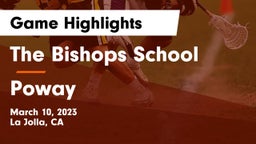 The Bishops School vs Poway  Game Highlights - March 10, 2023