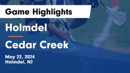 Holmdel  vs Cedar Creek  Game Highlights - May 22, 2024