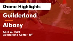 Guilderland  vs Albany  Game Highlights - April 26, 2022
