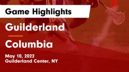 Guilderland  vs Columbia  Game Highlights - May 10, 2022