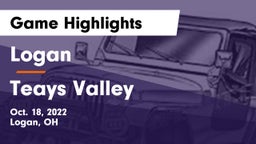 Logan  vs Teays Valley  Game Highlights - Oct. 18, 2022