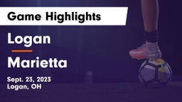 Logan  vs Marietta  Game Highlights - Sept. 23, 2023