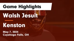 Walsh Jesuit  vs Kenston  Game Highlights - May 7, 2024