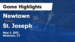 Newtown  vs St. Joseph  Game Highlights - May 3, 2023