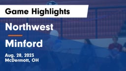 Northwest  vs Minford  Game Highlights - Aug. 28, 2023