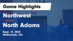 Northwest  vs North Adams  Game Highlights - Sept. 13, 2023