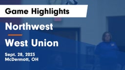 Northwest  vs West Union  Game Highlights - Sept. 28, 2023