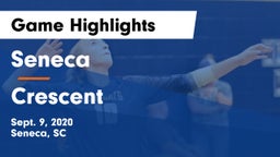 Seneca  vs Crescent  Game Highlights - Sept. 9, 2020