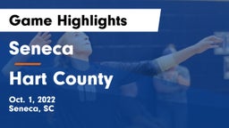 Seneca  vs Hart County  Game Highlights - Oct. 1, 2022