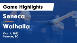Seneca  vs Walhalla  Game Highlights - Oct. 1, 2022