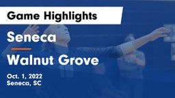 Seneca  vs Walnut Grove  Game Highlights - Oct. 1, 2022