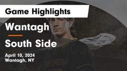 Wantagh  vs South Side  Game Highlights - April 10, 2024