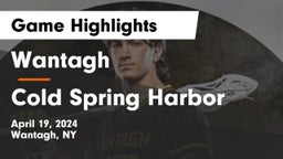 Wantagh  vs Cold Spring Harbor  Game Highlights - April 19, 2024
