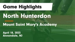 North Hunterdon  vs Mount Saint Mary's Academy Game Highlights - April 18, 2023
