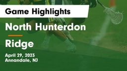 North Hunterdon  vs Ridge  Game Highlights - April 29, 2023